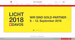 Desktop Screenshot of firalux.ch
